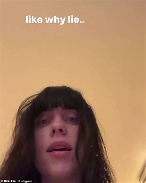 Billie Eilish flaunts cleavage in sheer top and rants about liars